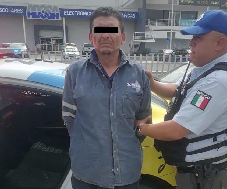 Detienen a asaltante de taxi