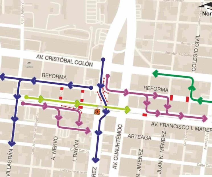 Será crucero de Madero y Pino Suárez el más seguro