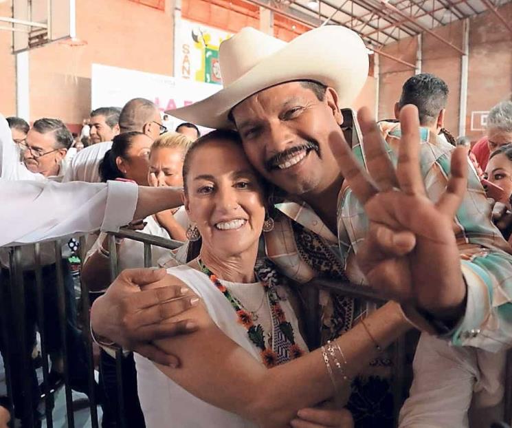 Los de allá presentan odio, y la 4T amor, dice Sheinbaum