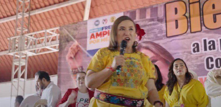 Xóchitl llama a recuperar la paz