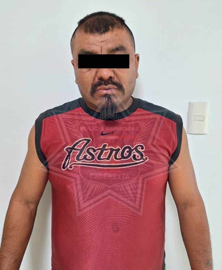 Un hombre fue detenido por elementos de la Secretaria de Seguridad Pública de Cadereyta, al ser acusado de cometer un abuso sexual contra la hija de su concubina.