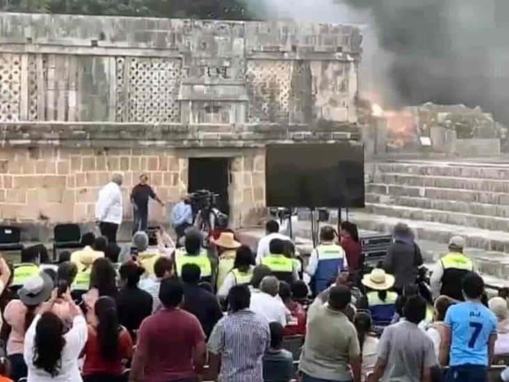 Ocurre cortocircuito en zona visitada por AMLO