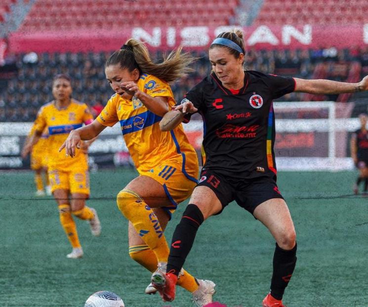 Tigres femenil empata ante Xolas y se supera al América