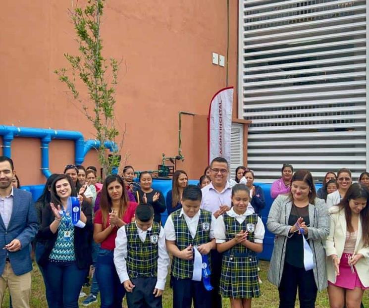Habilita Pesquería escuela para captación de agua de lluvia