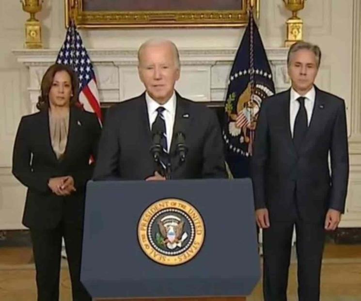 Joe Biden condena ataque de Hamás y reitera apoyo a Israel