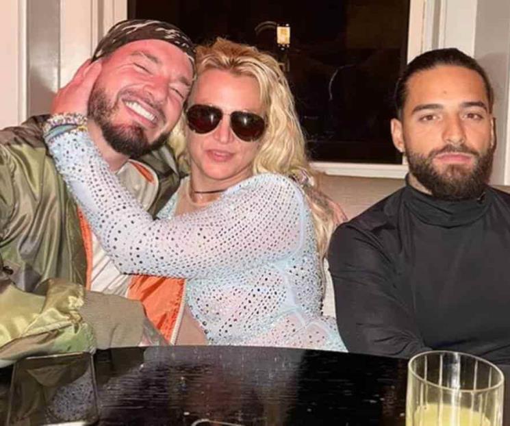 Captan a Britney Spears, J Balvin y Maluma en Nueva York