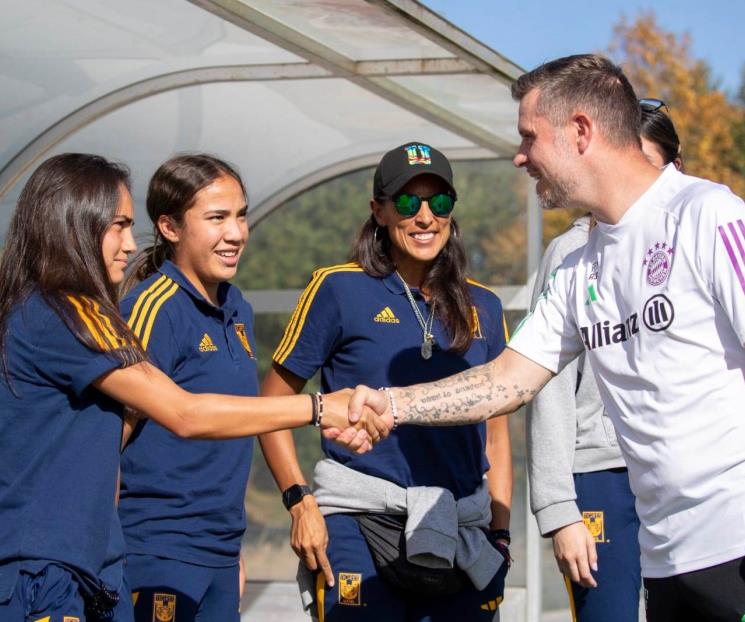 Acuden jugadoras de Tigres a entrenamiento del Bayern