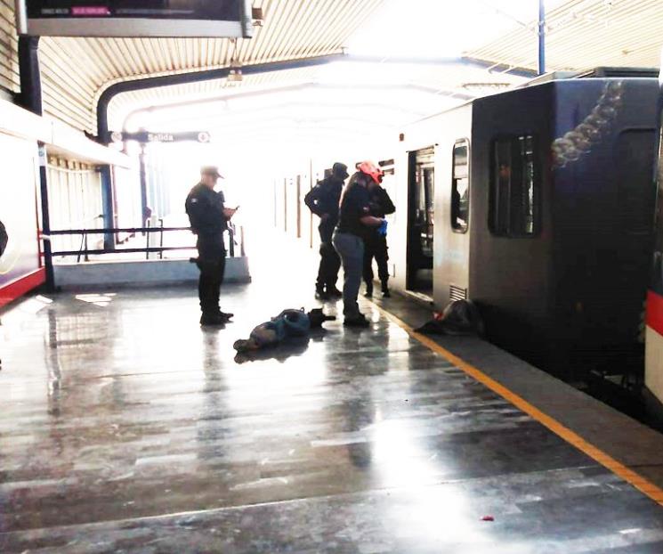 Muere prensado por un vagón del Metro