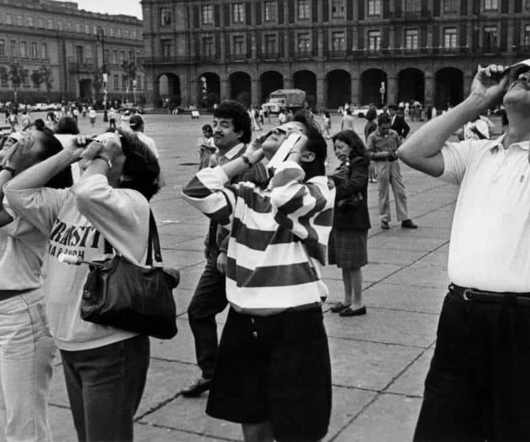 El eclipse solar de 1991 que detuvo el ajetreo de la CDMX