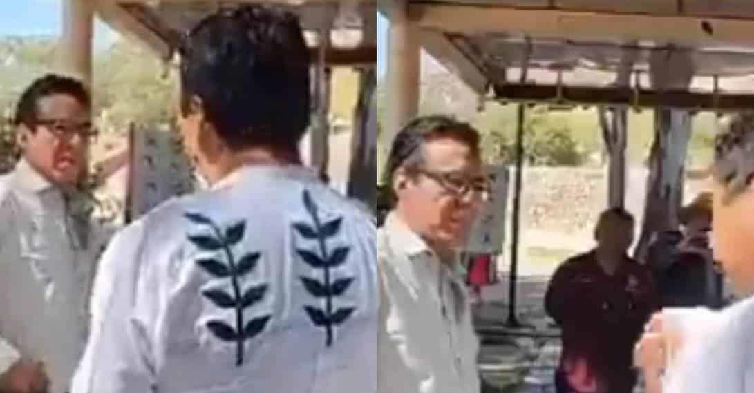 Senador de Morena se niega a pagar entrada a Monte Albán