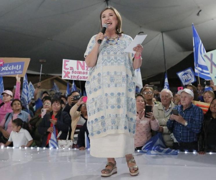Llama Xóchitl a no ‘desanimarse’ por encuestas