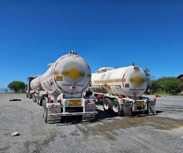 Asegura GN combustible robado