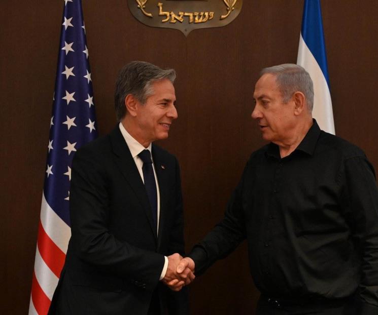 Refugian a Blinken y Netanyahu por alerta en Tel Aviv Refugian a Blinken y Netanyahu por alerta en Tel Aviv