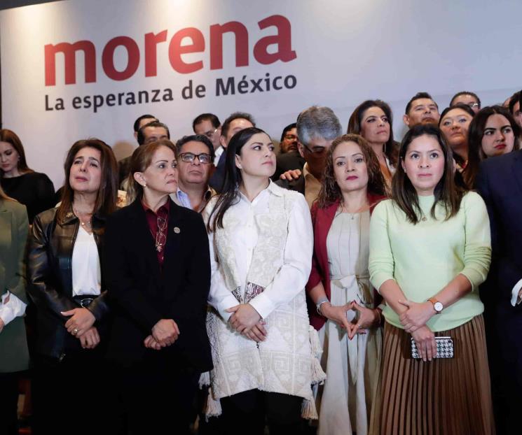 Aspirantes de Morena se comprometen a respetar resultados