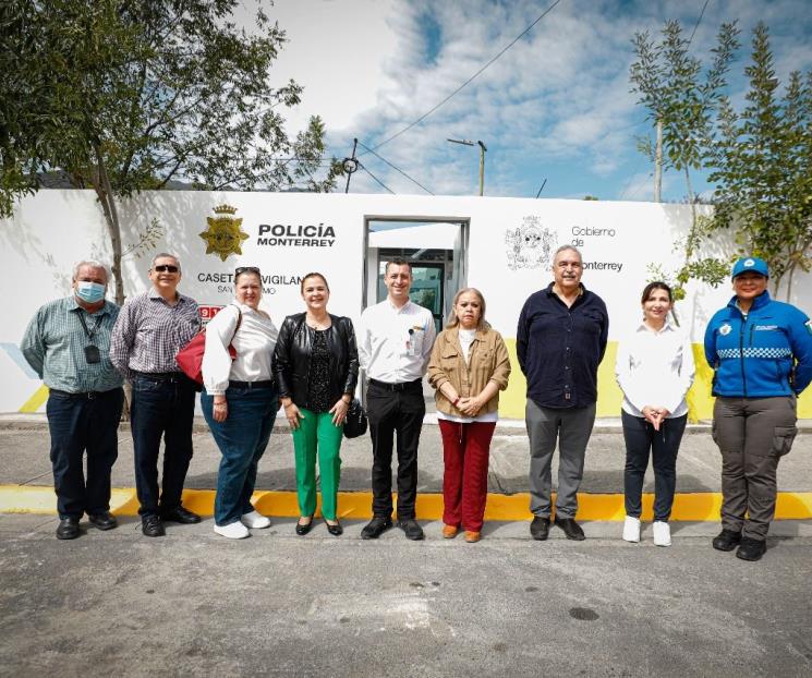 Entregan caseta de vigilancia a vecinos