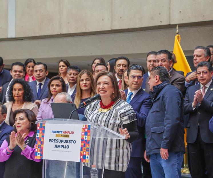 Presenta Xóchitl Gálvez alternativa de presupuesto