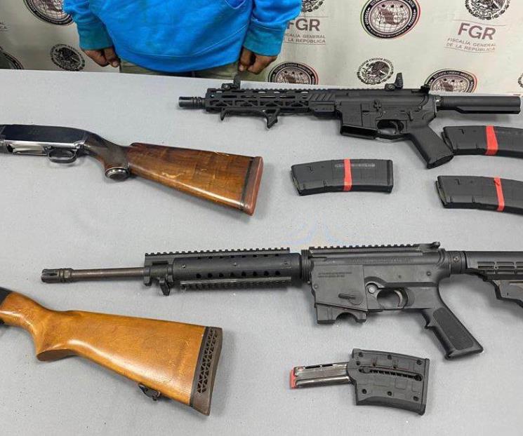 Cae con armas de fuego en Galeana