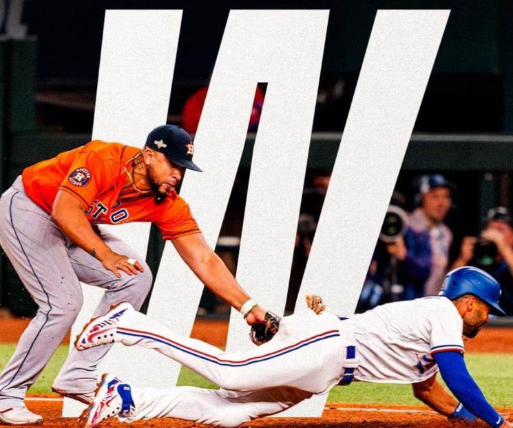 Astros igualan serie ante Rangers