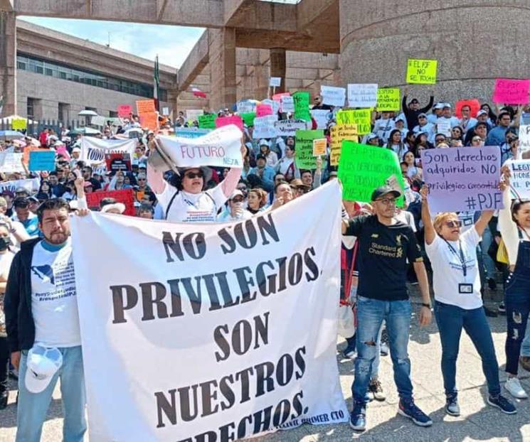 Rechazan trabajadores del PJ intromisión del Ejecutivo