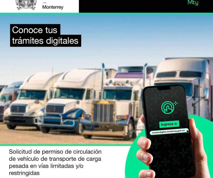 Eliminan costo al permiso de transporte de carga pesada