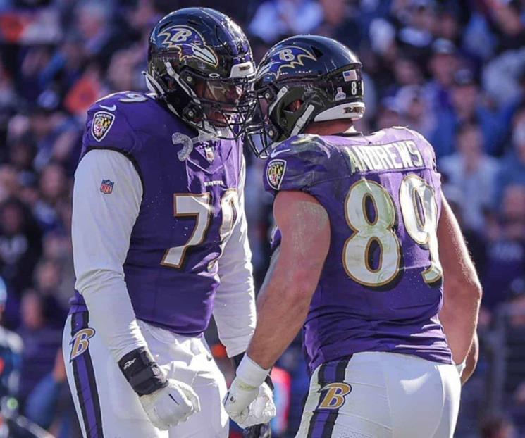 Baltimore le mete paliza a Detroit en la NFL