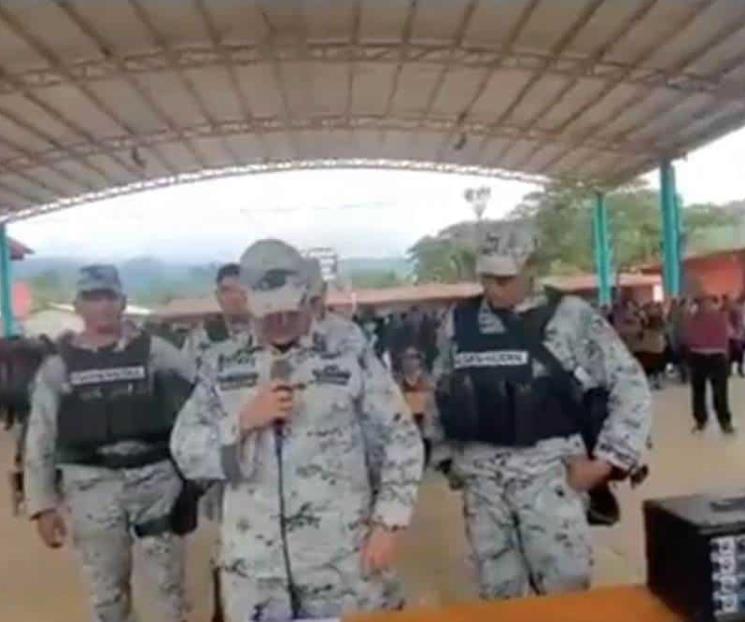 Liberan a elementos de la GN en Chiapas