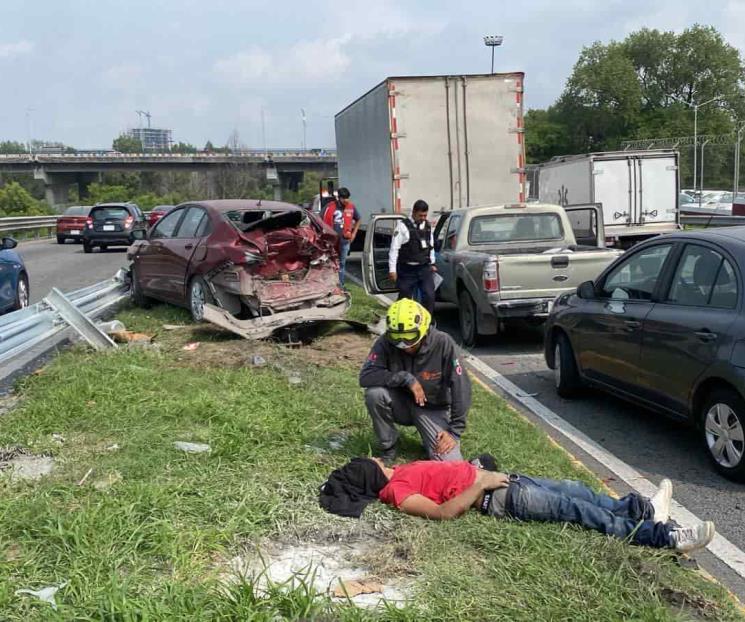 Deja choque dos lesionados