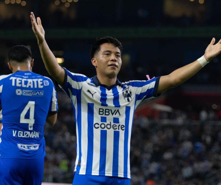 Feliz el Chespi de debutar con gol en Rayados Feliz el Chespi de debutar con gol en Rayados