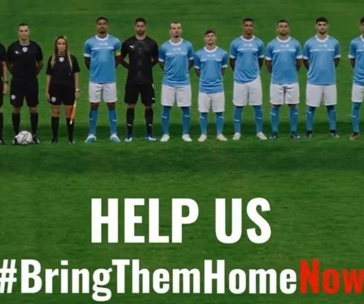 Selección de Israel pide a Hamás liberar niños