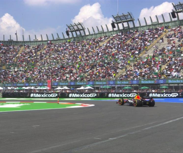 Domina Max P1 en México y Checo es tercero 