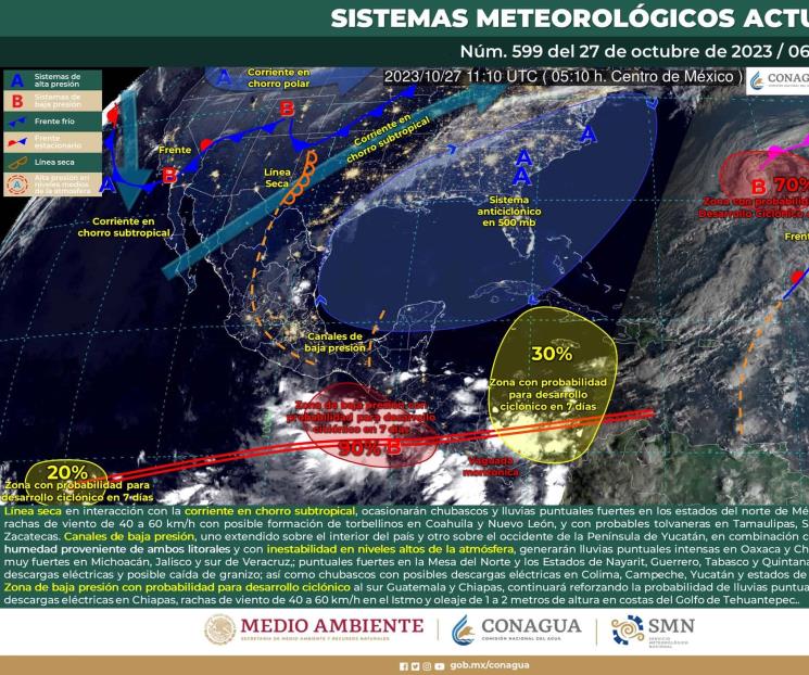 Tras devastación de Otis, llegará ciclón Pilar