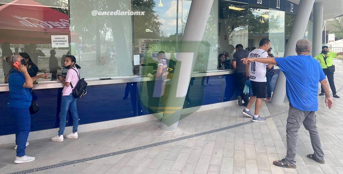 Afición rayada se hace presente en las taquillas