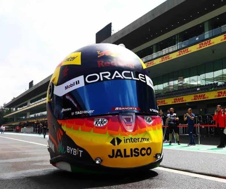 Diseñó regia casco de Checo Pérez