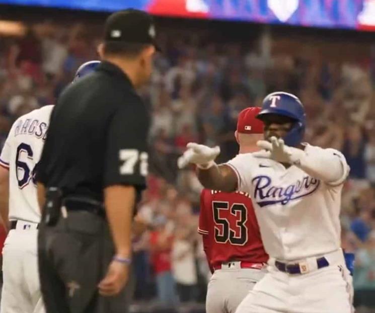 Jonrón de Adolis le da victoria a los Rangers