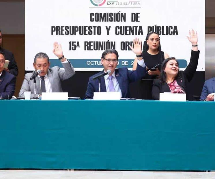 Dictamen de Presupuesto de Egresos, para el 3 de noviembre