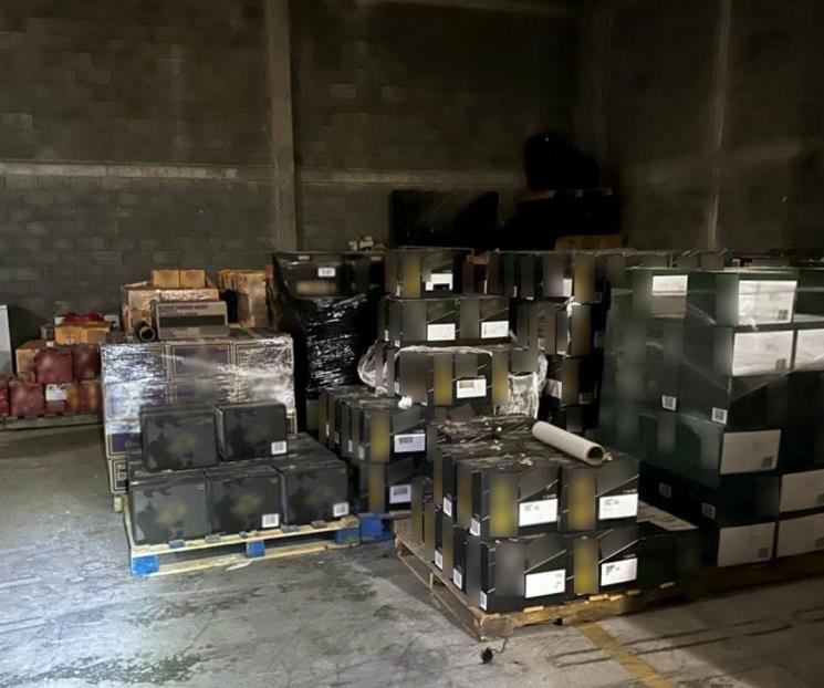 Catean bodega por mercancía ilegal