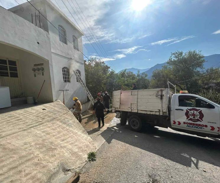 Arde vivienda en Allende
