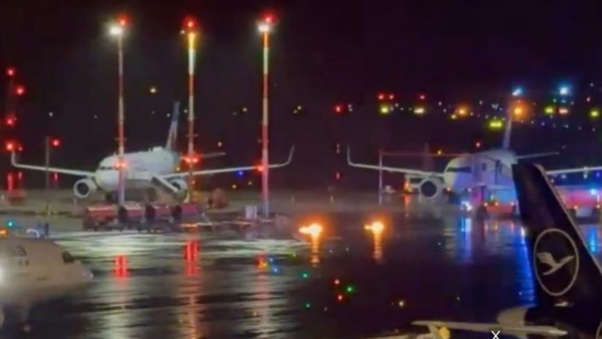 Hombre toma rehenes y se atrinchera en aeropuerto alemán