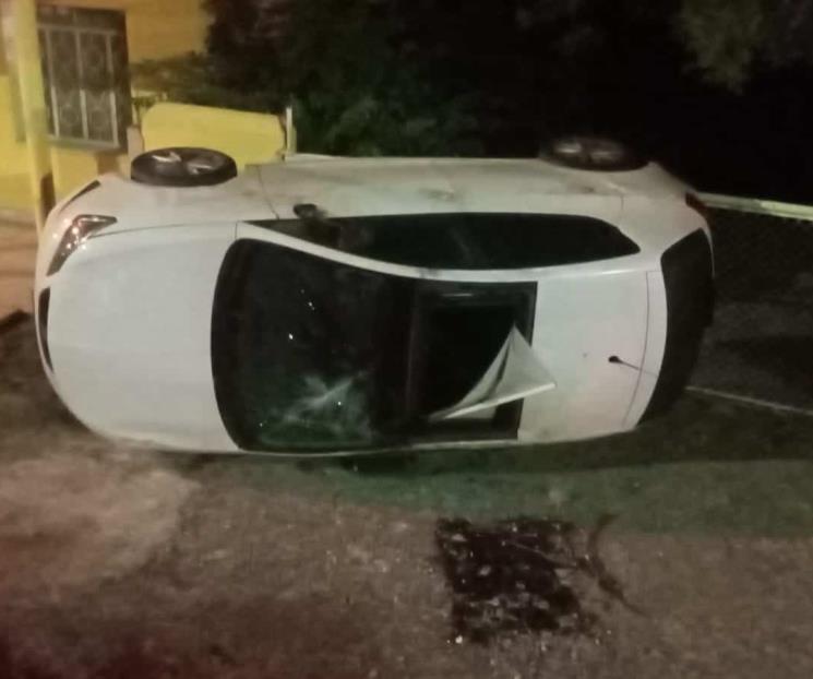 Vuelca en Allende por andar de correlón