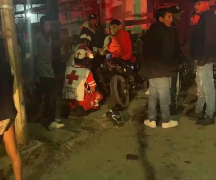 Participan motos en carambola Participan motos en carambola