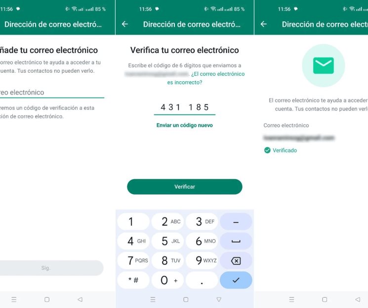 Ya puedes verificar tu e-mail en la beta de WhatsApp Ya puedes verificar tu e-mail en la beta de WhatsApp