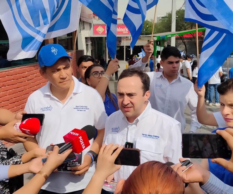 Cuestiona PAN NL que Samuel ande en campaña fuera de NL
