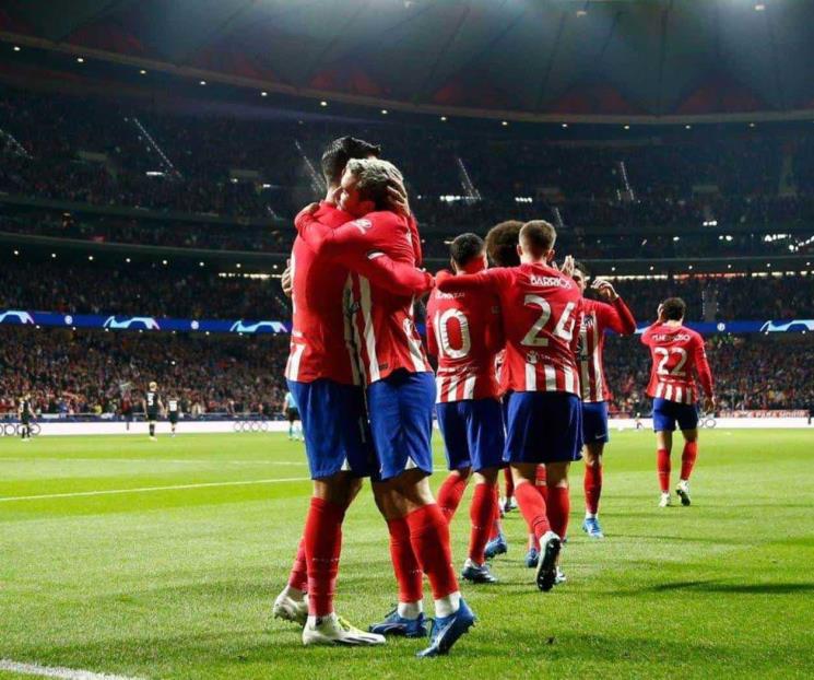 El Atlético golea al Celtic y es líder de grupo en Champions