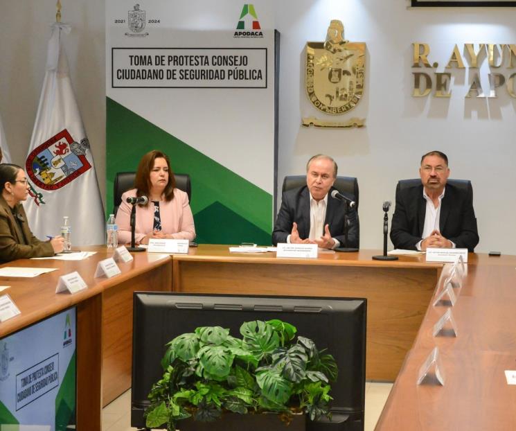 Ratifican Consejo Ciudadano de Seguridad en Apodaca