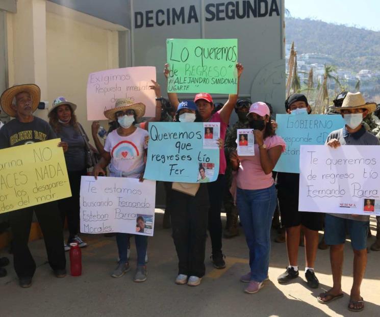 Exigen apresurar búsqueda de tripulaciones en Acapulco Exigen apresurar búsqueda de tripulaciones en Acapulco