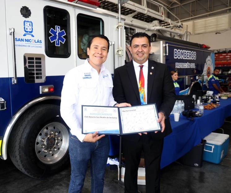 Recibe SN donación de equipo para Protección Civil