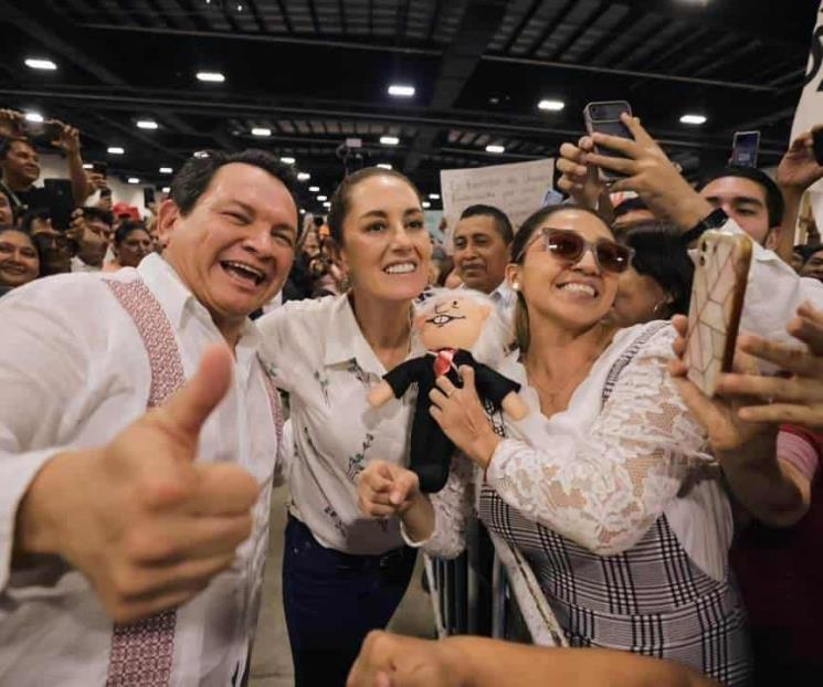 Somos los únicos que eligen con democracia: Sheinbaum Somos los únicos que eligen con democracia: Sheinbaum