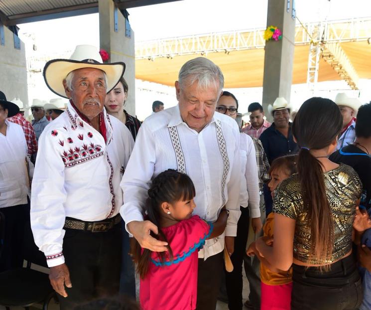 Tengo la dicha de llegar bien, dice AMLO