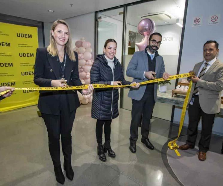 Recibe UDEM distintivo en inauguración de Lactario