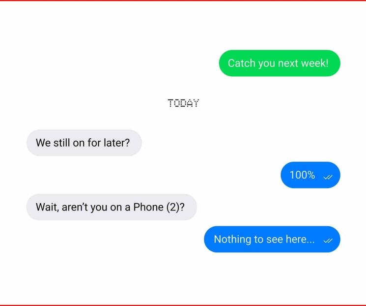Nothing Chats lleva iMessage a los Nothing Phone (2) Nothing Chats lleva iMessage a los Nothing Phone (2)